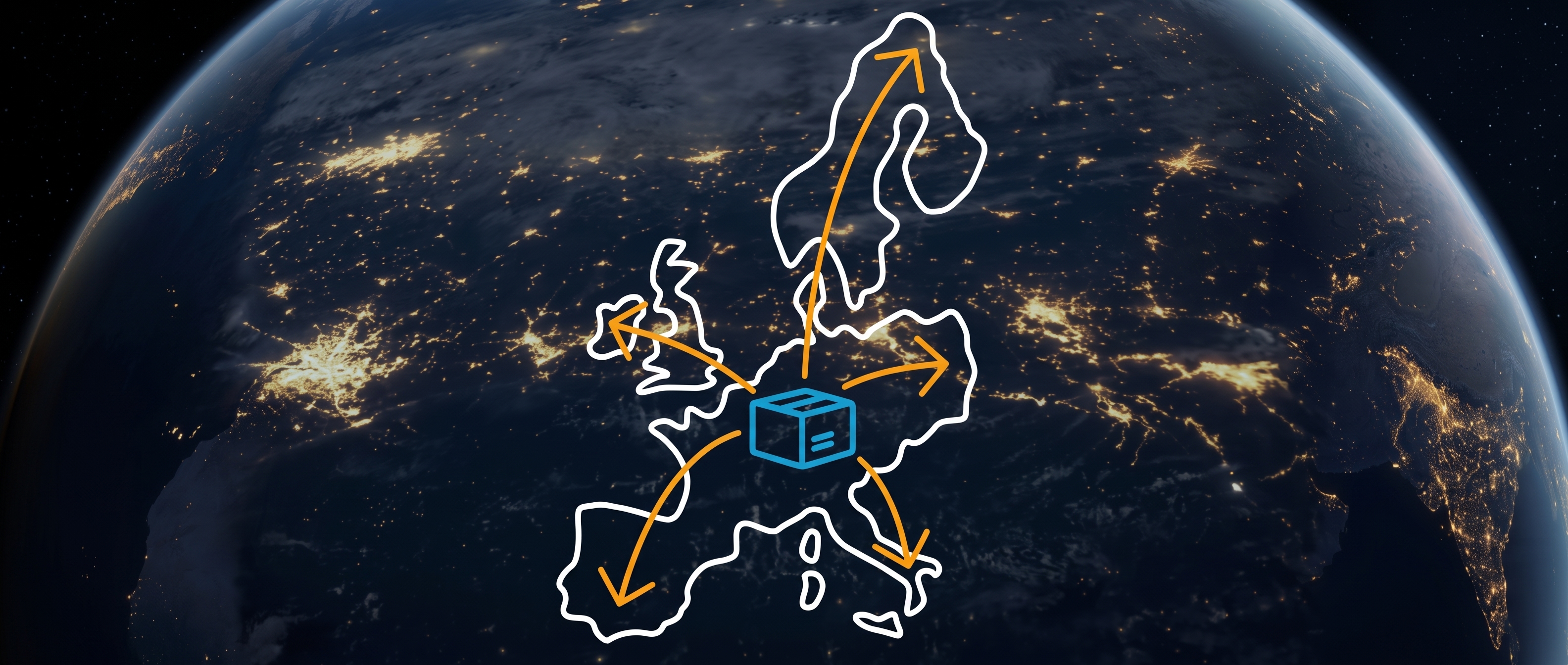 Optimized cross-border shipping via a delivery platform