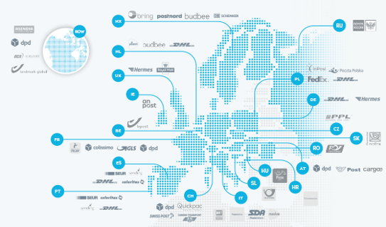 Mit dem Carrier-Netzwerk von Seven Senders erhalten Sie Zugang zu allen lokalen Carrier in Europa.